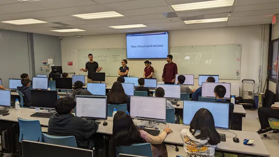 Carlos, Sanaz, Shirin, and Amin taught ML to K12 students.